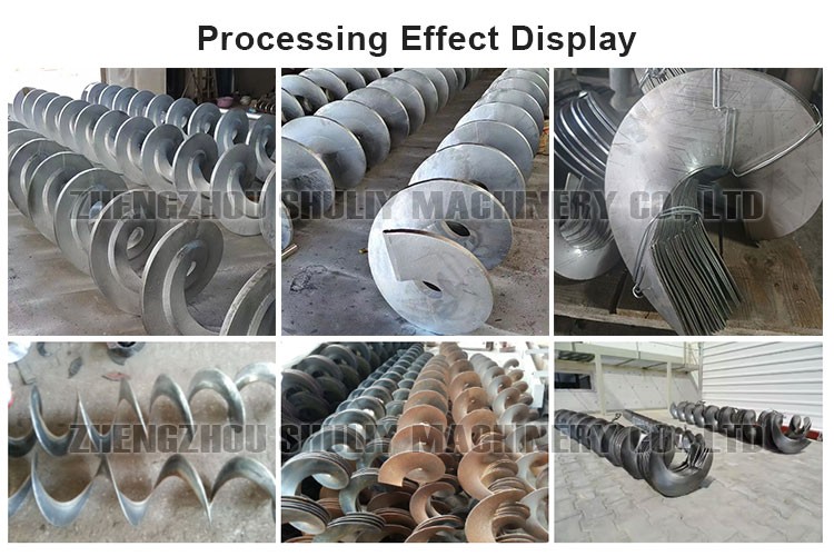 Spiral blade forming machine Spiral blade forming machine
